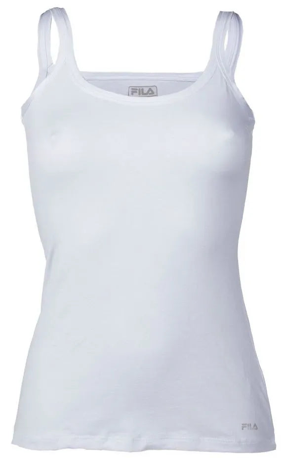 Fila Ladies Tanktop White XL - Dearadh breathable & spórtúil