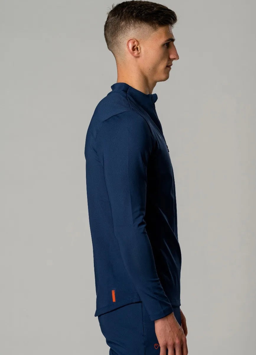 Férfi hő póló póló playerlayer tech haditengerészet 2xs