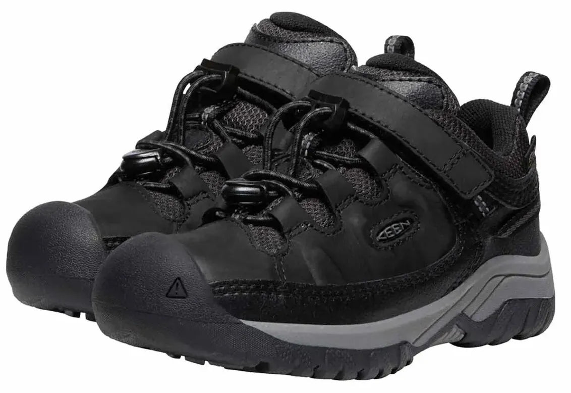 Keen Jr Targhee Low WP Zwart/StaalGrijs Zwart 24