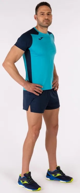 Joma Record II Pánske tričko Fluor Turquoise M