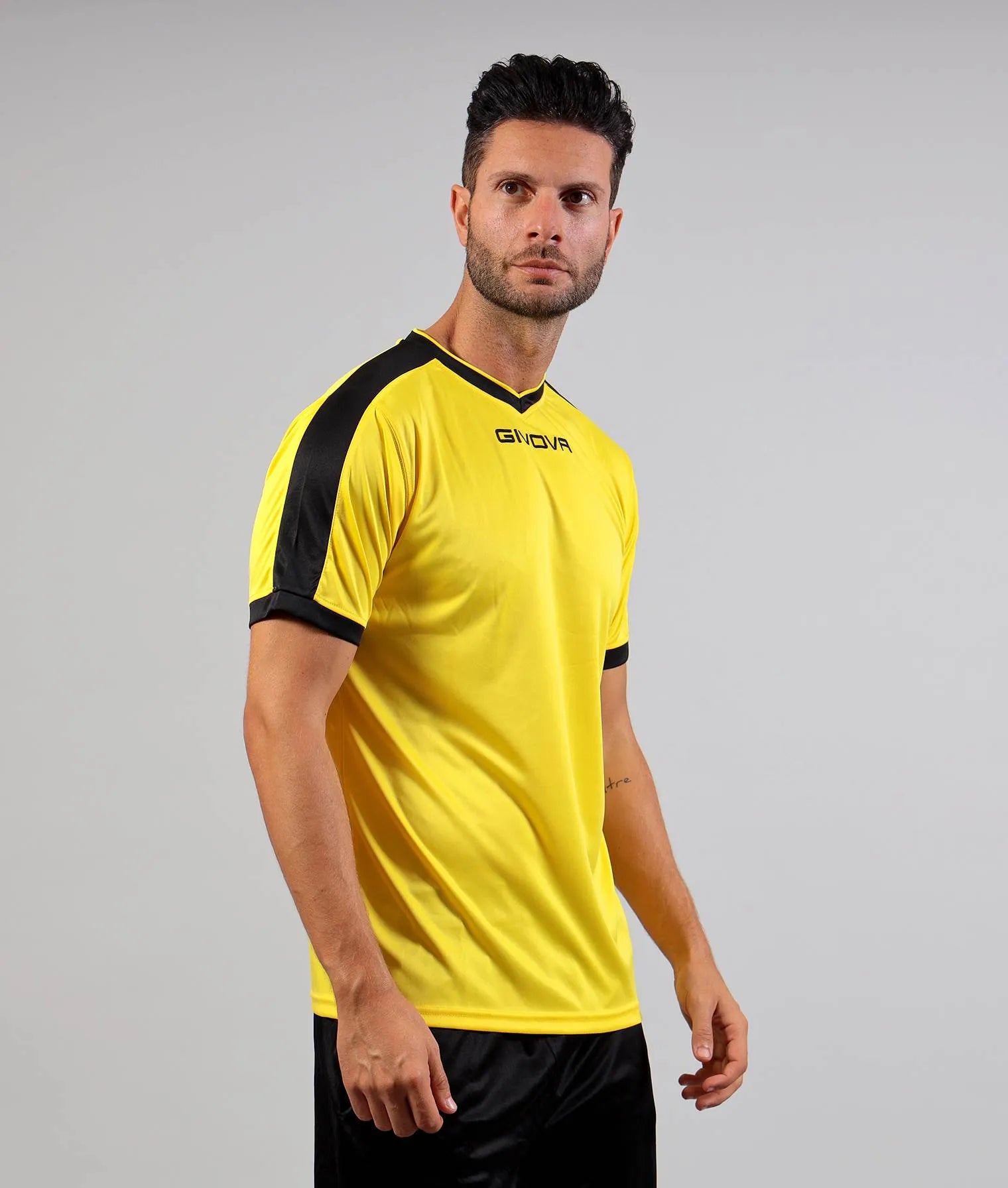 Sport póló Givova Revolution Yellow-Black XS