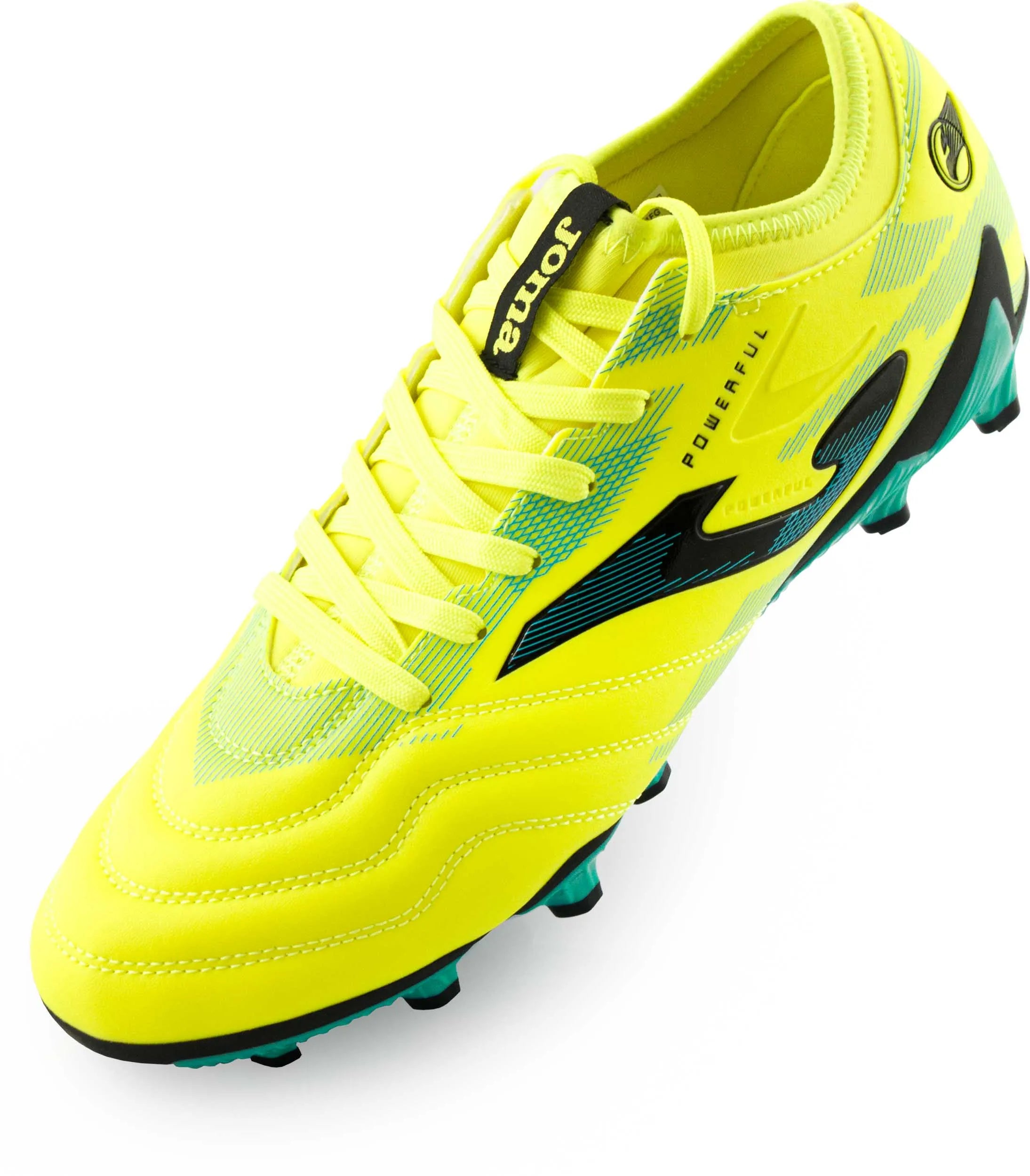 Buty piłkarskie Joma potężny 2411 Lemon Fluor Turq mocny grunt żółty 46