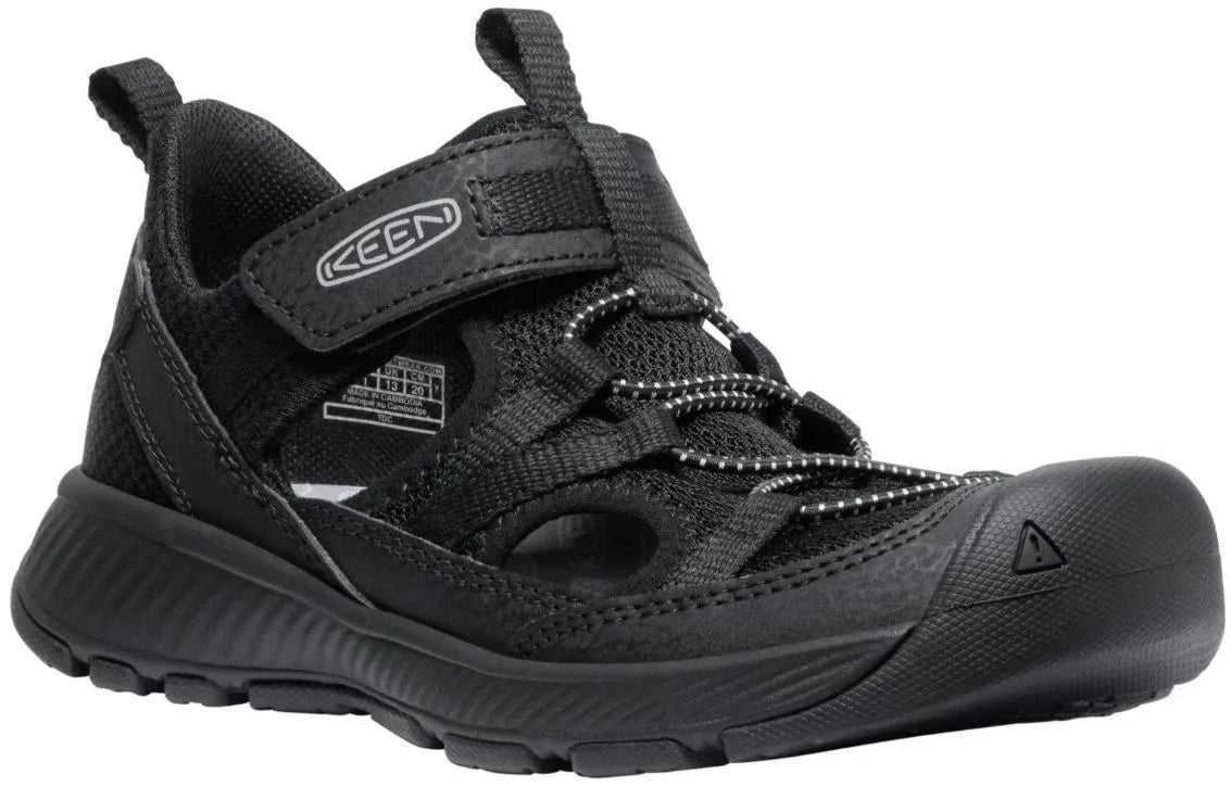 Keen jr motozoa sandal black/alloy black 25-26