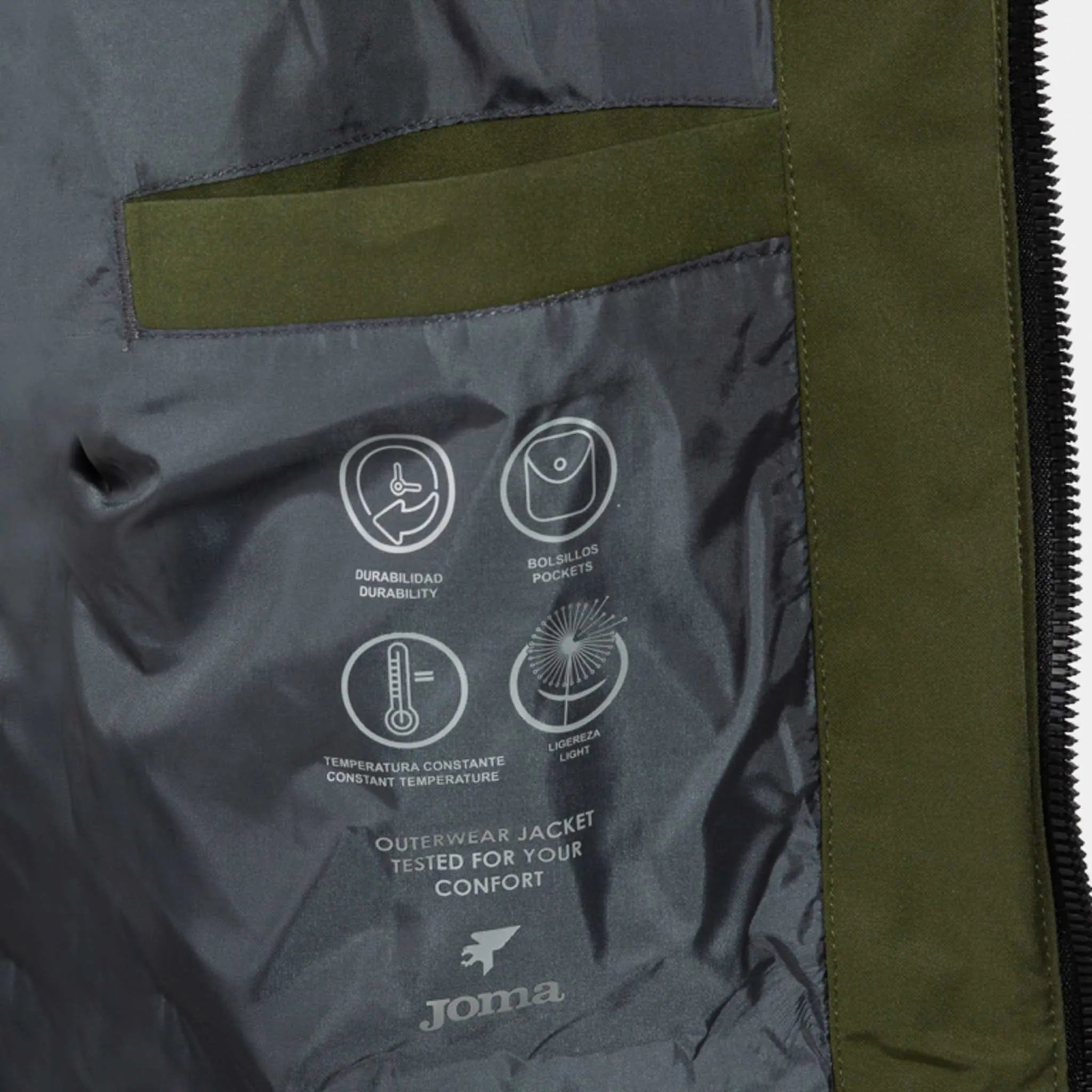 Jacheta pentru bărbați Joma Explorer Anorak Kaki Kaki L