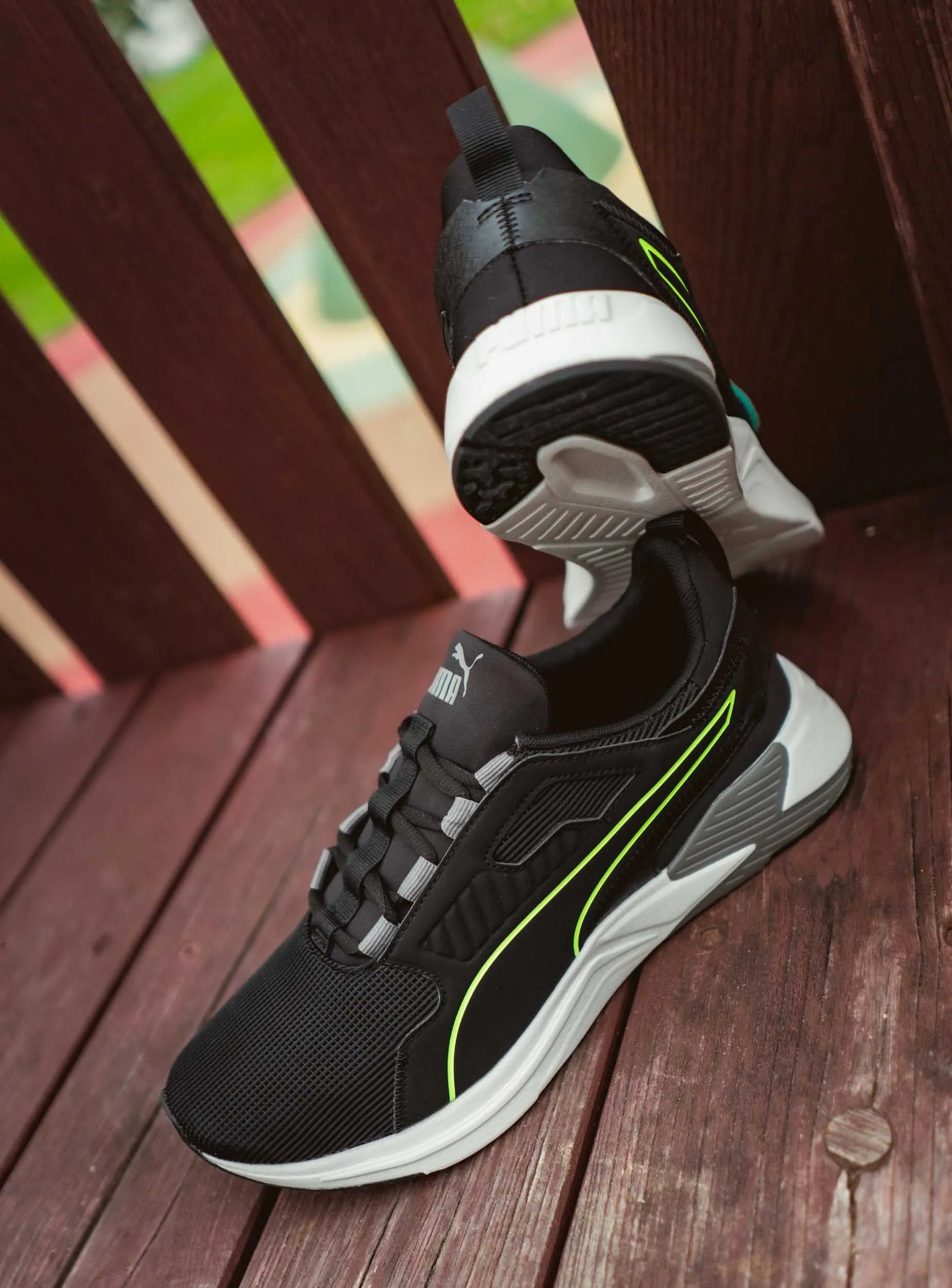 PUMA XT Sneakers Mężczyźni - czarny/zielony/szary, rozmiar 41