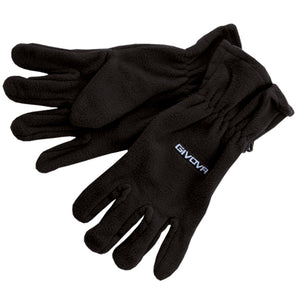 Givova Black Junior Fleece Gloves