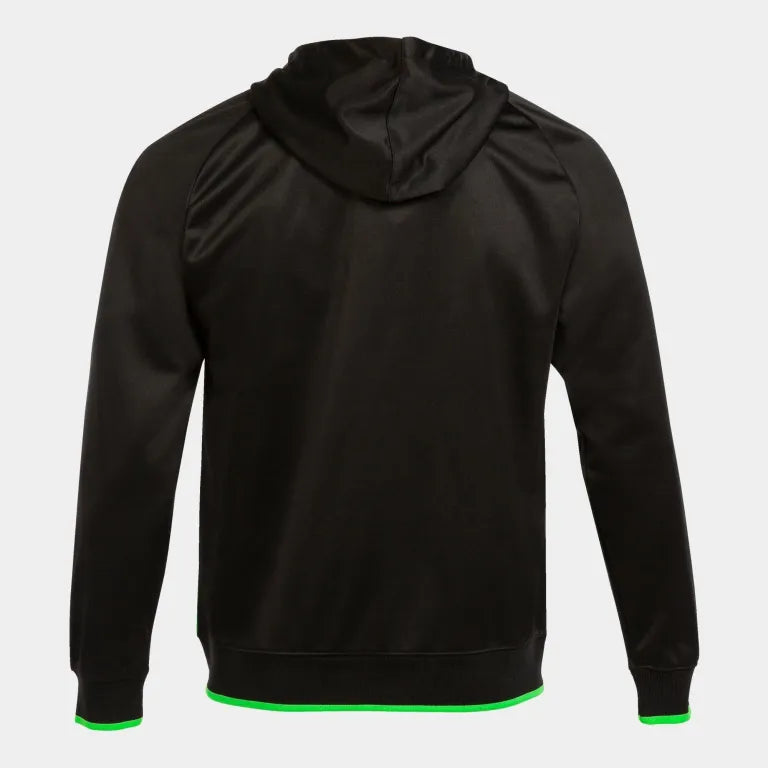 Sweatshirt Joma Supernova III Zip Up Zwart-Fluor Groen Groen 3xl