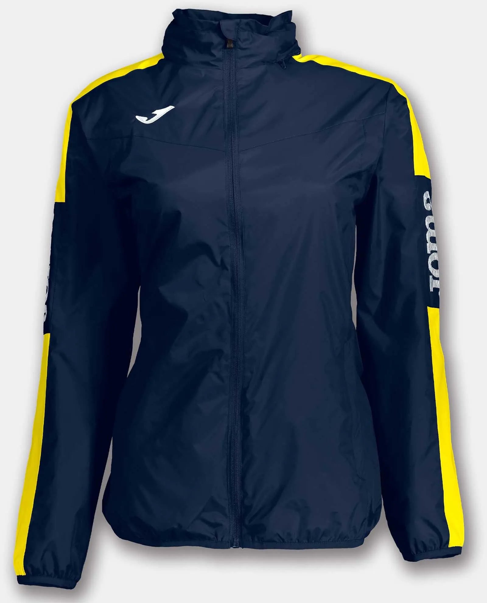 Women's jacket joma rainjacket championschip iv navy-yellow blue xl