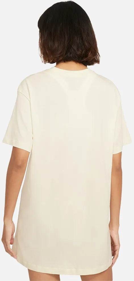 Dames t-shirt/jurk Nike essentiële jurk kokosmelk, xs