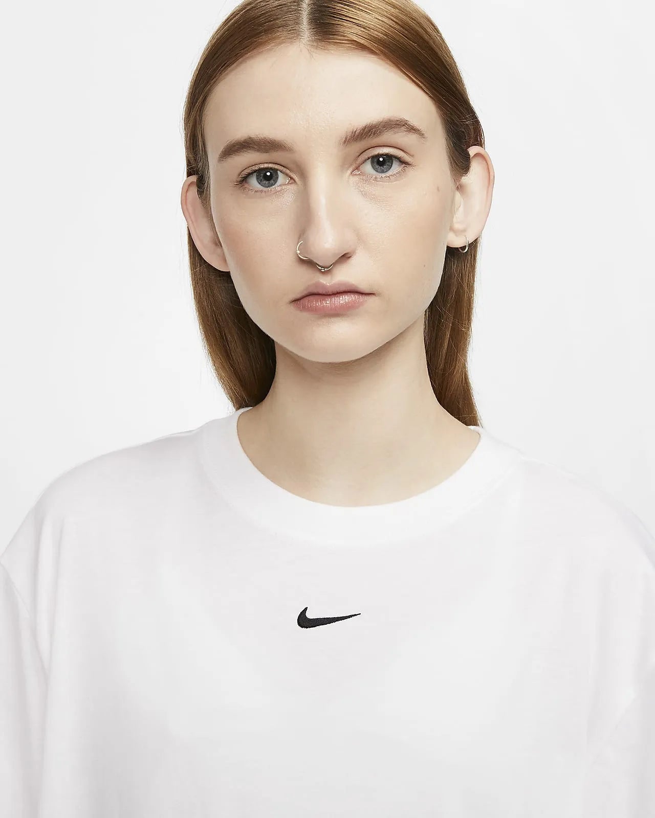 Dames T-shirt/jurk Nike Essential Dress White, XS