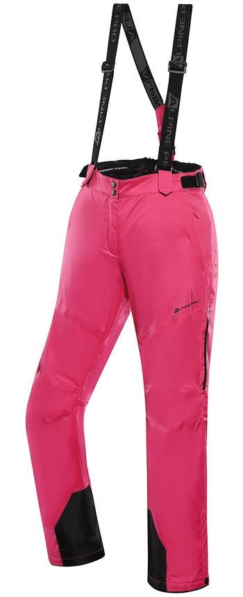 Women's Ski Pants Alpine Pro Osaga Pink, Xl