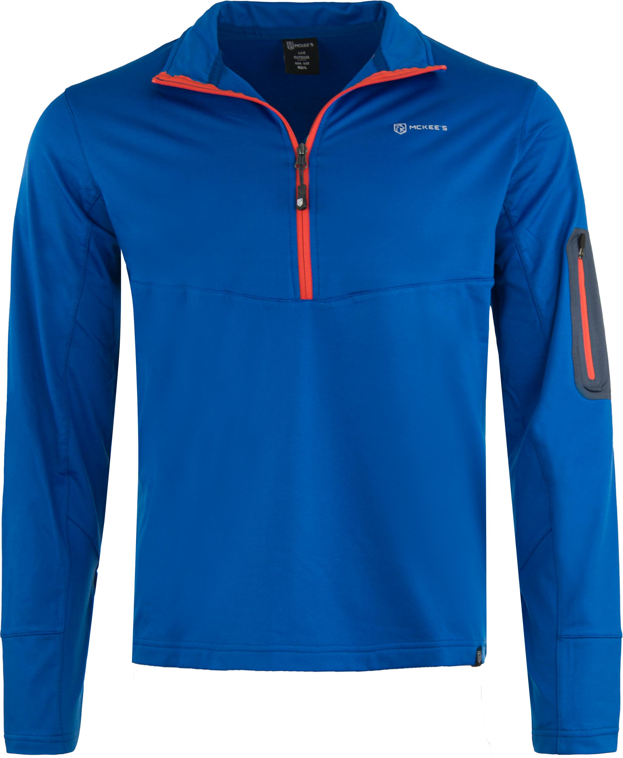Heren Sweatshirt McKees Eolus Royal Blue M - Katoen & Comfort