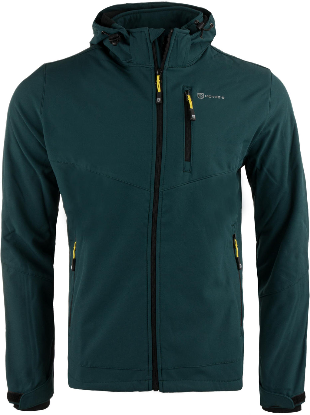 Mckees Men's Softshell Jacket Dry Forest Green L