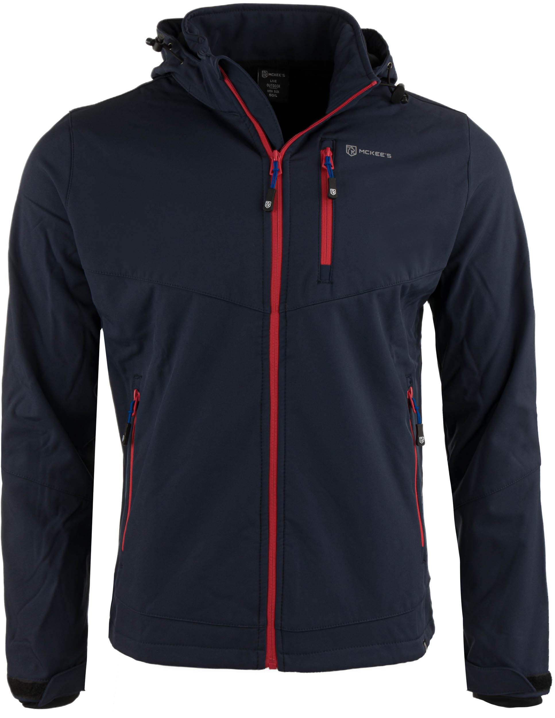 McKees Softshell Jas Marineblauw M - Winddicht & Ademend