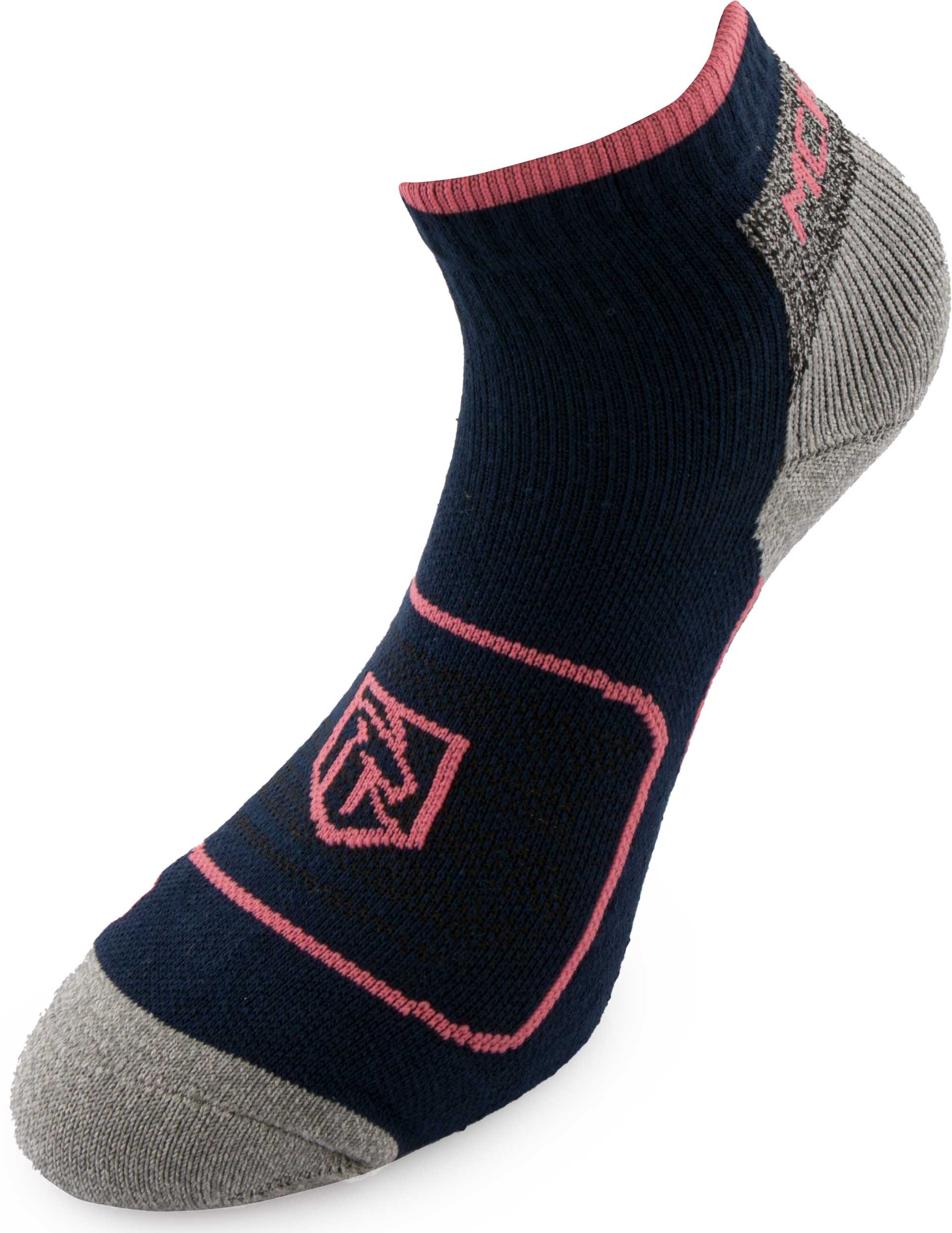 McKees Ladies Socks 36-38: Blue-Fuchsia Cotton Mix