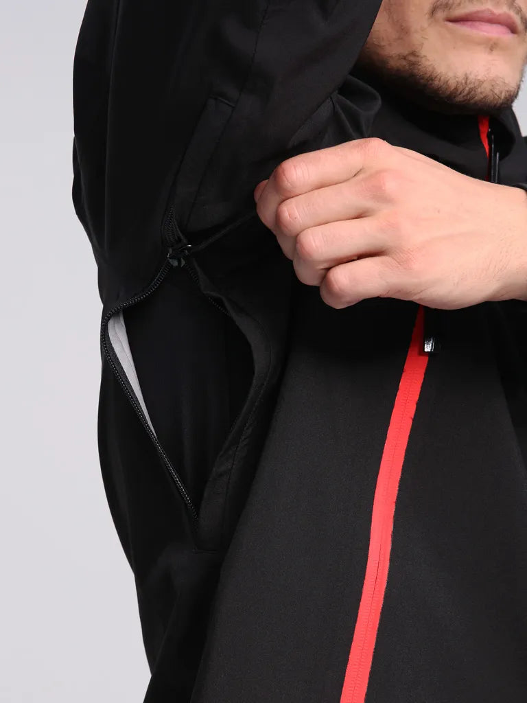 Men's ski jacket loap farozzo black l