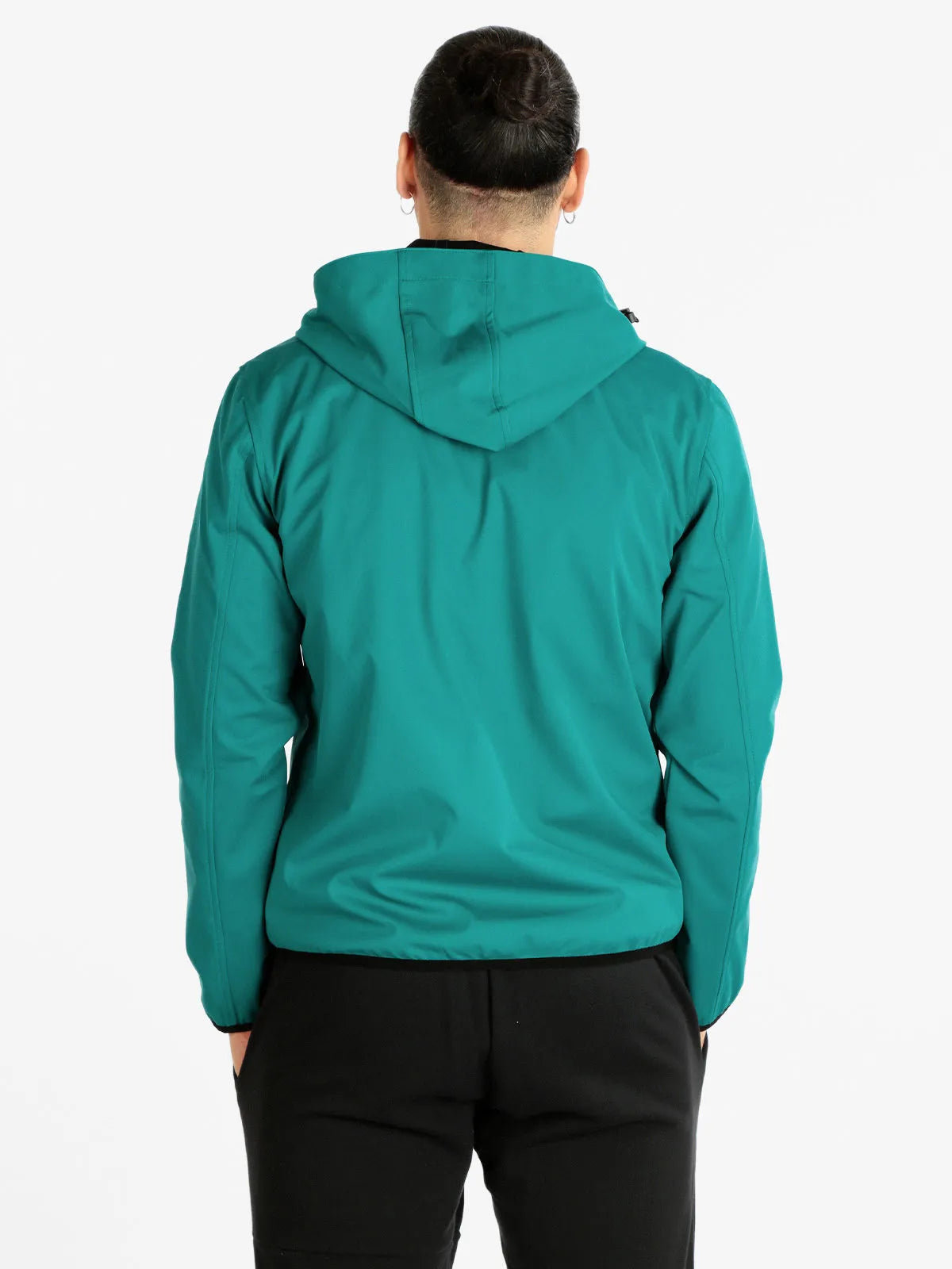 Giacca da uomo softshell atl. DPT Agar Green - Portiera e traspirante