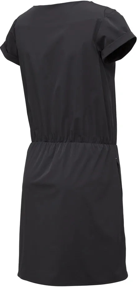 Rochie pentru femei albastre închise de culoare albastru închis - elegantă și confortabilă