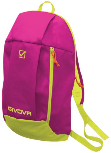 Backpack Givova Zaino Capo Fuxia-Amarillo Fluo,