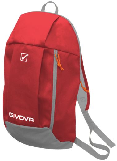 Backpack Givova Zaino Capo Red-Gris Oscuro