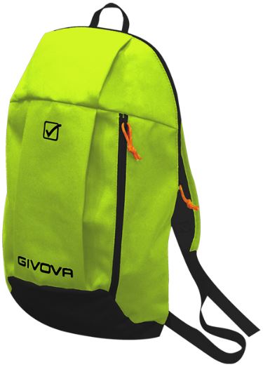 Backpack Givova Zaino Capo Amarillo Fluo-Black,