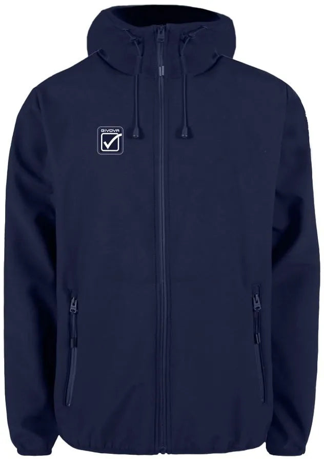 Giacca unisex softshell giacca givova blu blu 3xl
