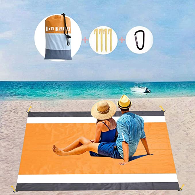 Lin Kang Beach Mat Orange,