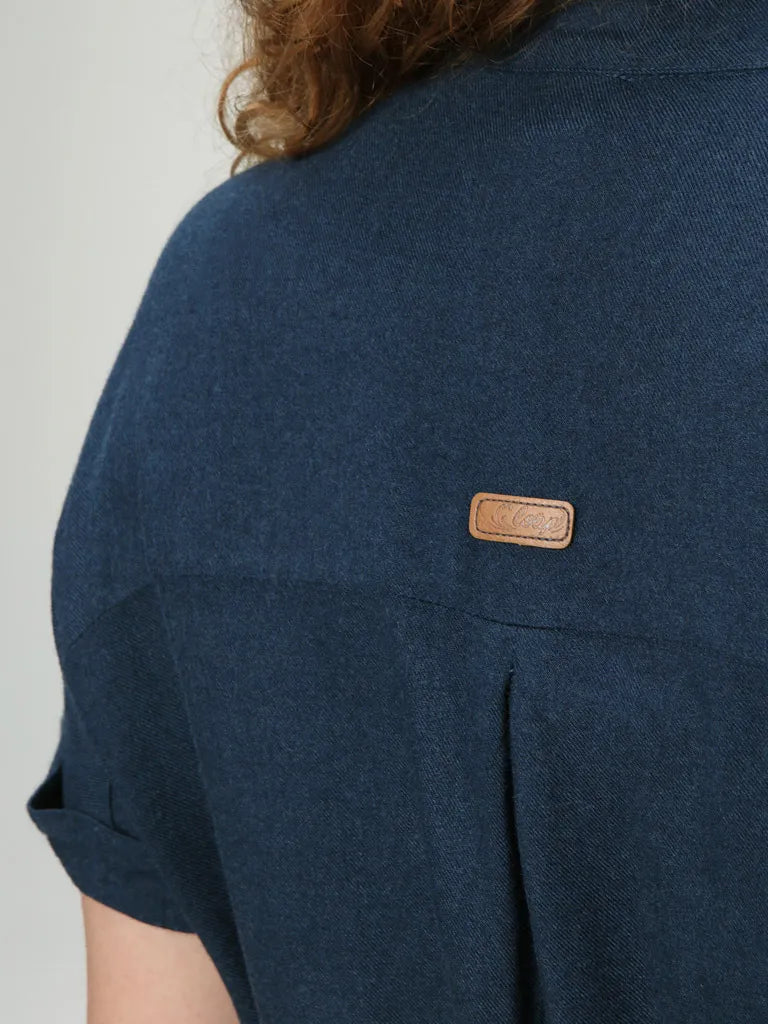 Dámske šaty loap nella modrá m