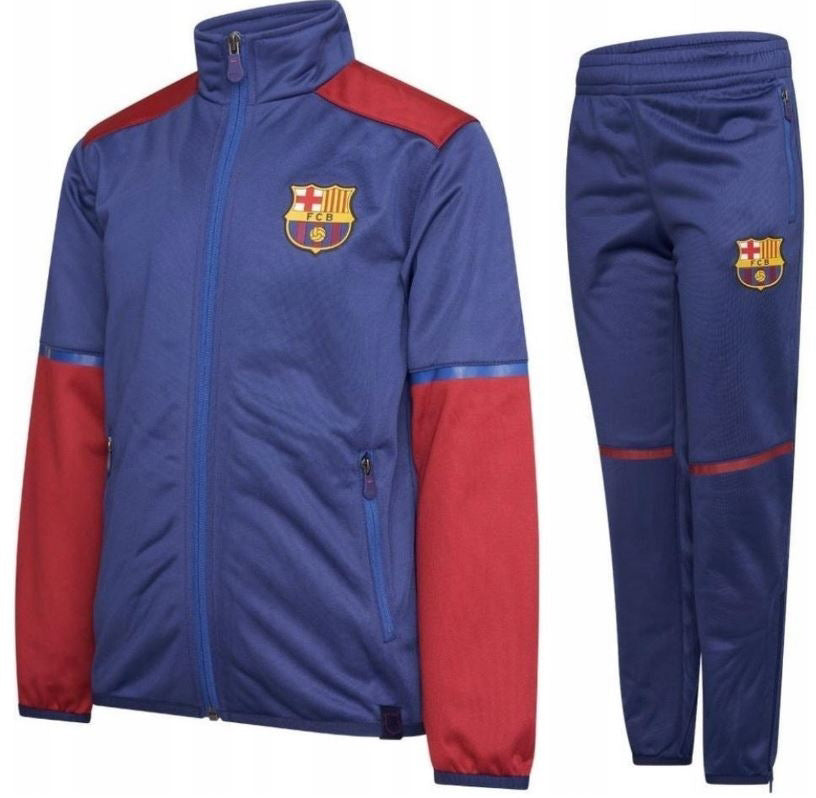 Children's Kit Fc Barcelona Junior Poly Tracksuit, 116