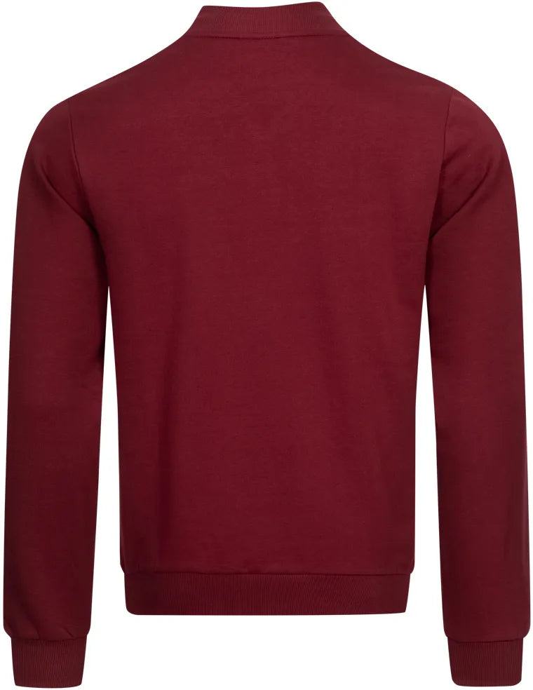 Jeep Men's Bomber Felpa di Cotton