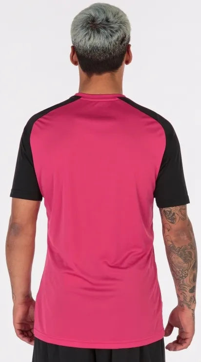 Joma Academy IV Sport T-shirt Fuchsia-Zwart L-Ademend & Licht