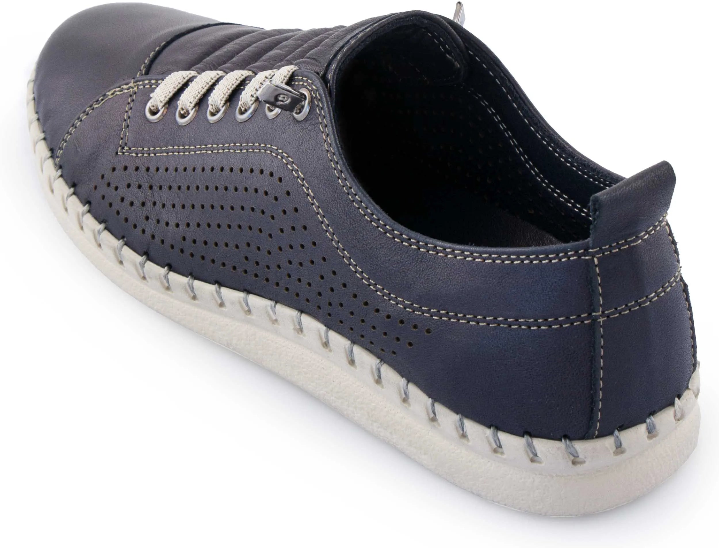 Ladies Navy Learning Shoes Nell - Comfort & Style Size 39