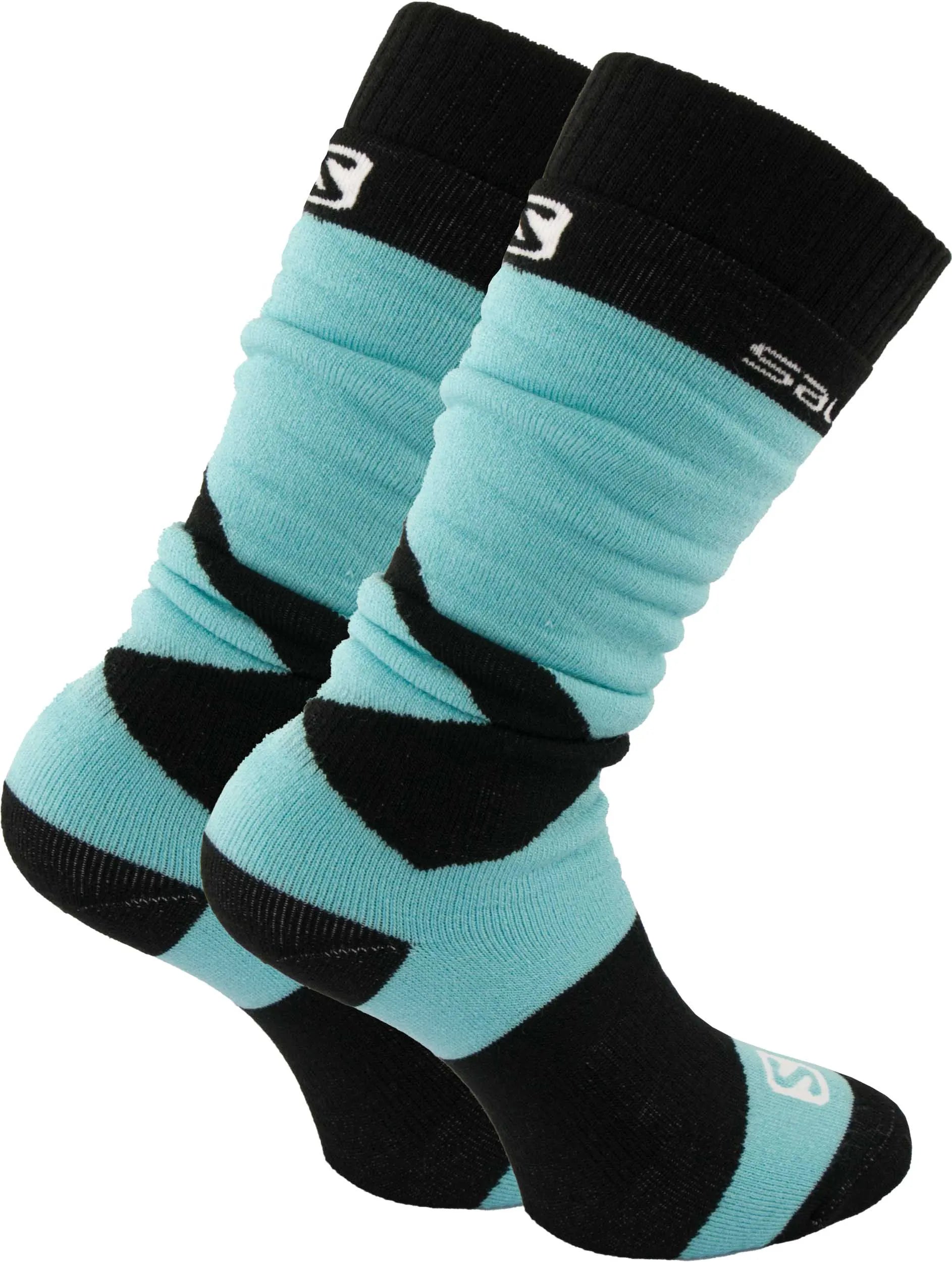 Salomon jr team technische lange Socken 2er-Pack blau blau 35-38