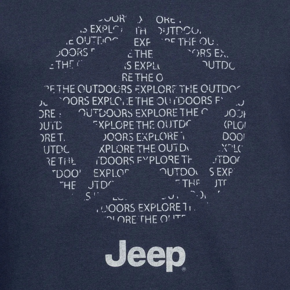 Jeep Men redondear la estrella de sudadera todo, s