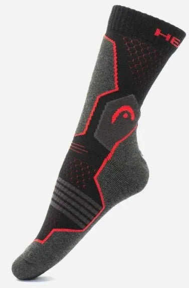 Sports unisex socks head hiking crew 2p black 39-42