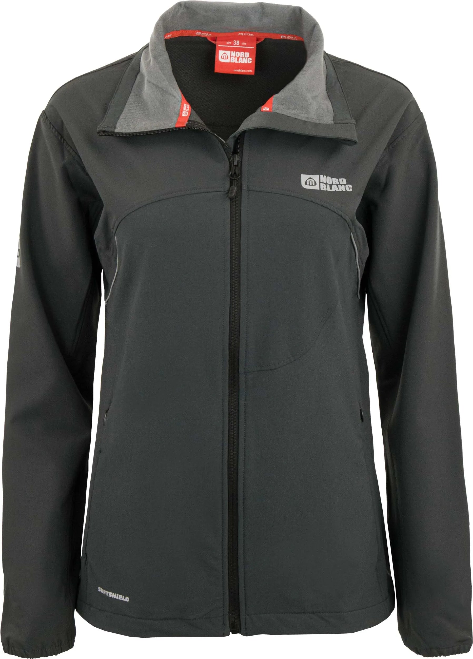 Nordblanc Dames SoftShelljack - Dun Graticiet 38