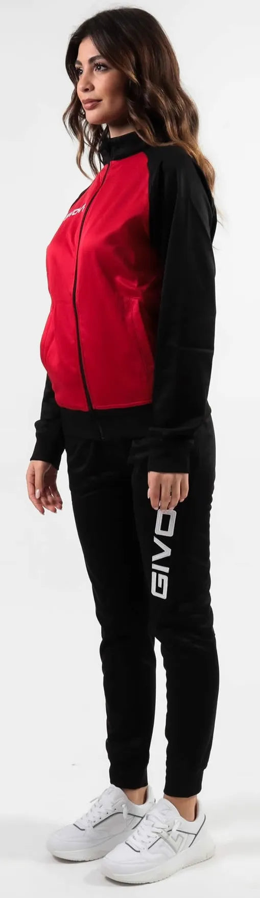 Sportset Givova Cuba rot-schwarz 2xl