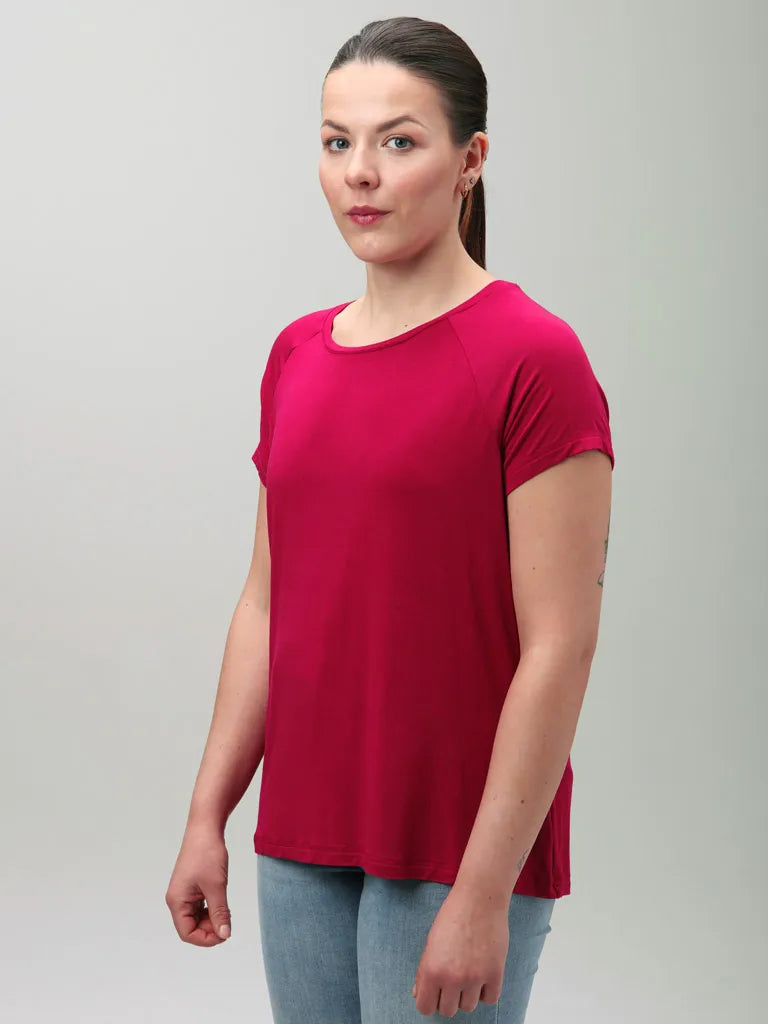 Kvinders t-shirt loap brulla rød rød 2xl