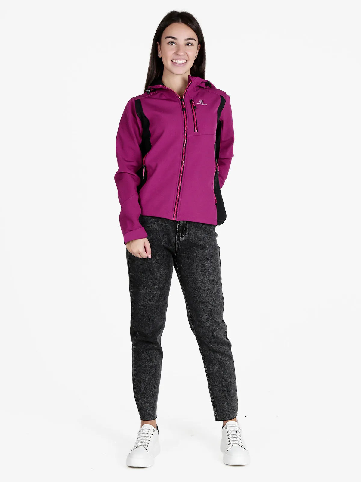Giacca da donna softshell Athl. Dpt maya viola m - antivento