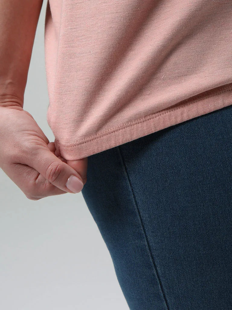 Ladies T-Shirt LAP Buda Pnk M: Comfort & Cotton