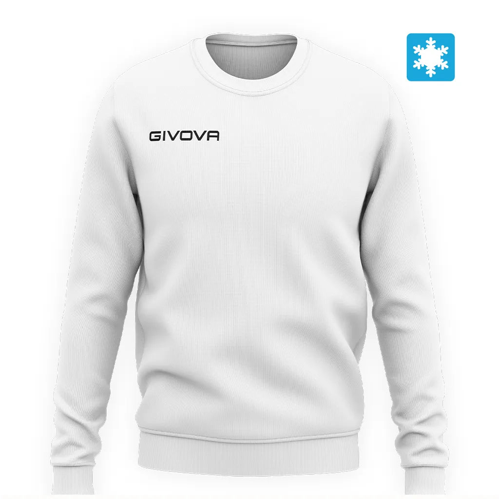 Givova Sweatshirt Felpa White XL