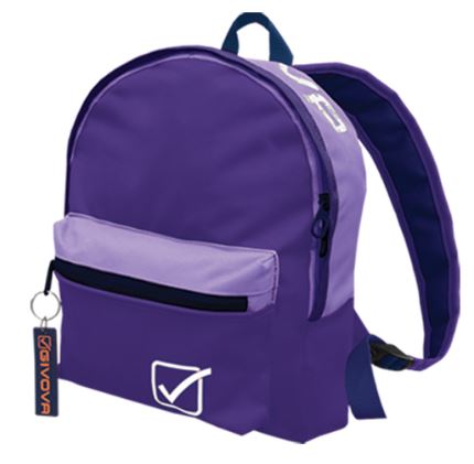 Givova University Backpack Violet-Glod,