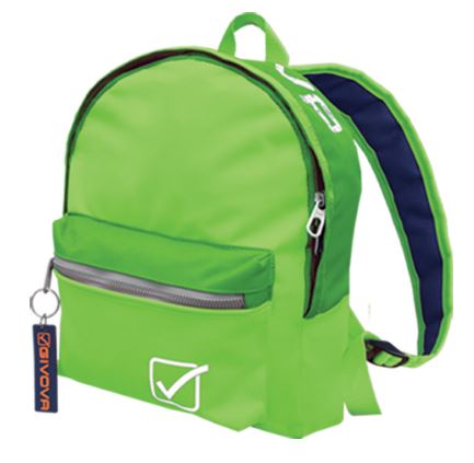 Backpack Givova University Fluo Green-Blue,