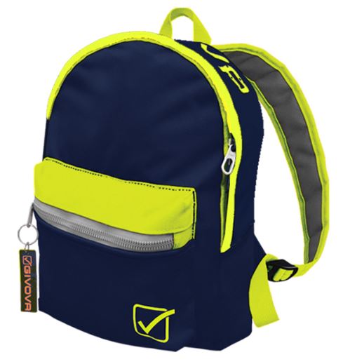 Backpack Givova Master Navy-Yellow,