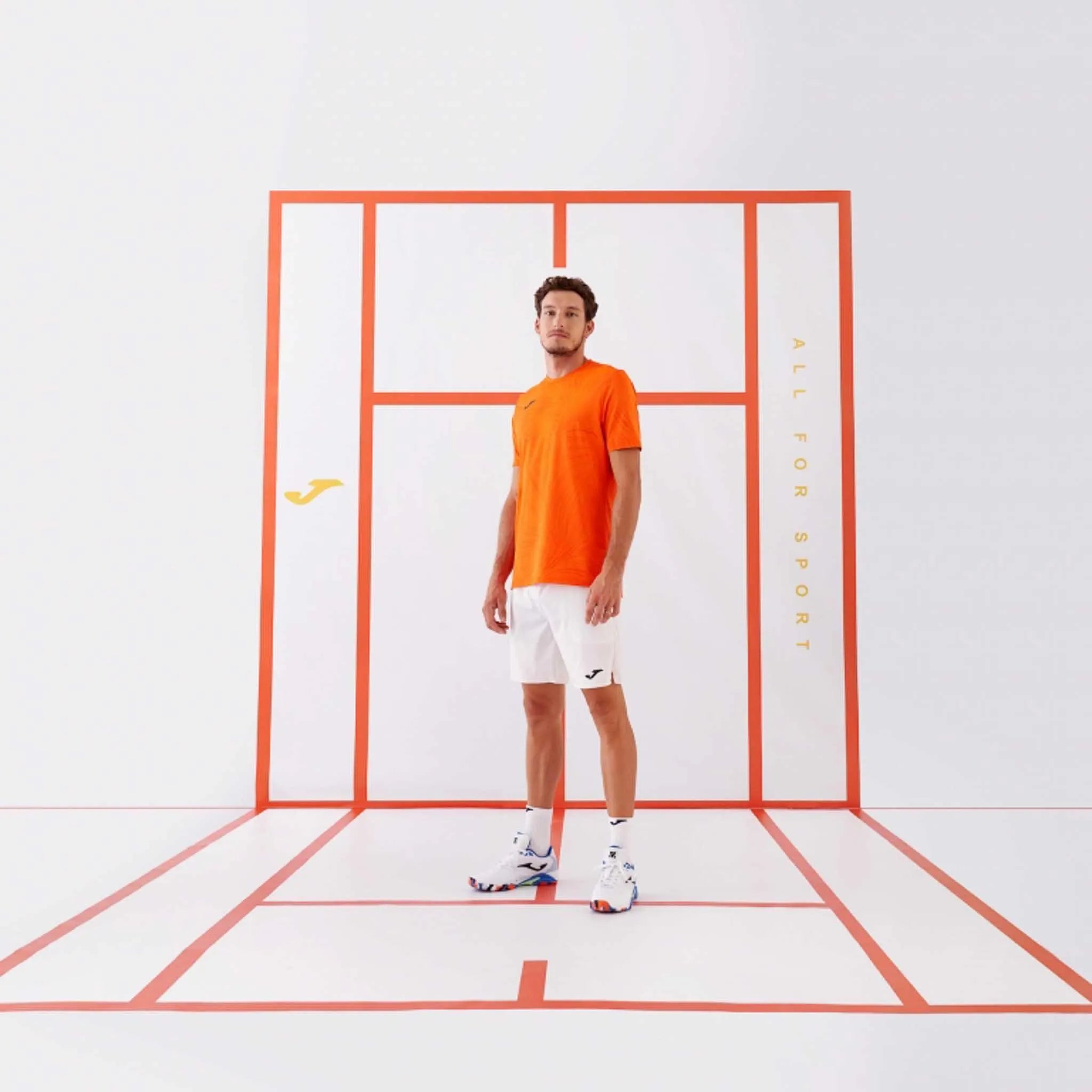 Tricou sport Joma Challenge Tricou cu mânecă Orange Orange M