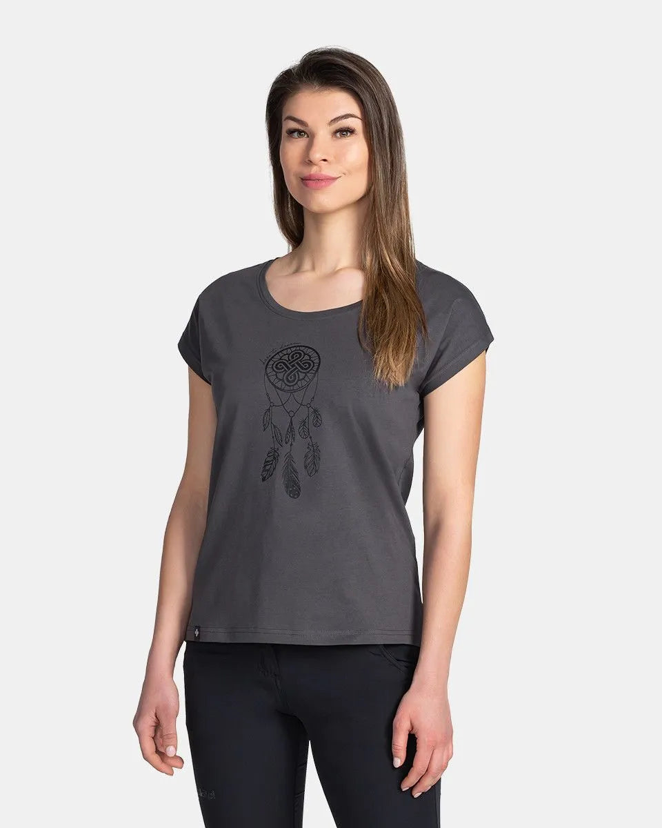 Women's cotton t-shirt kilpi roane-w grey 36