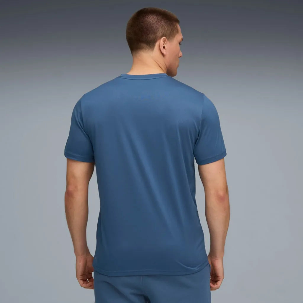 Heren póló puma ess szilárd macska póló blauw xxl