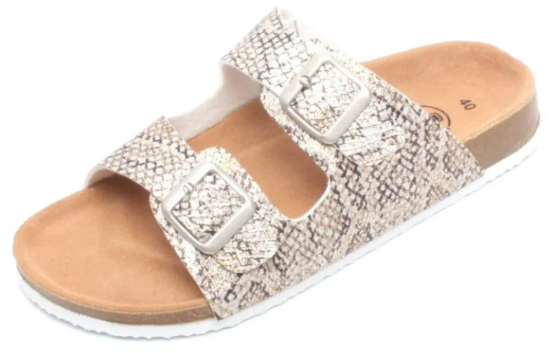 Zilveren Mediline Arco Slippers voor dames - Maat 41