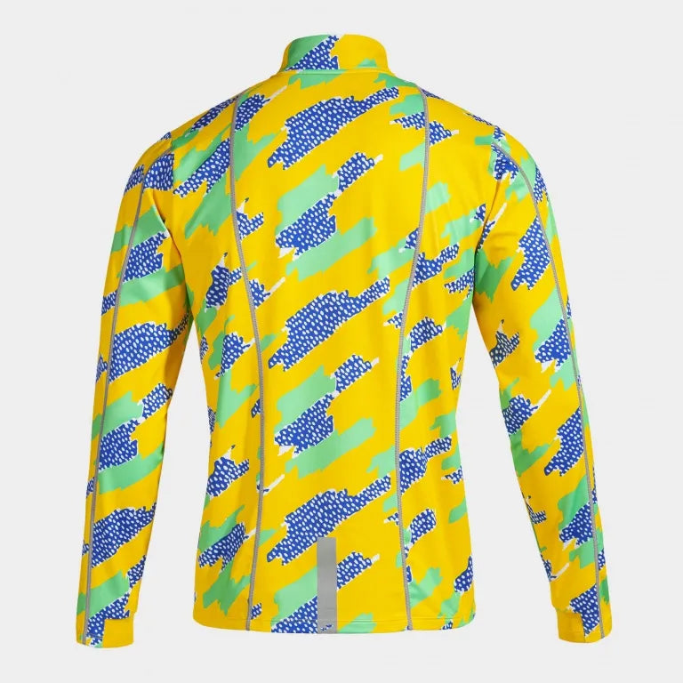 Joma Supernova III Zip-up čierna fluor zelená žltá mikina XL