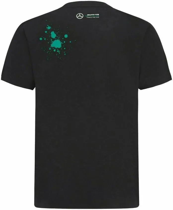 T-Shirt Mercedes Heren F1 FW George #63 T-Shirt Zwart Zwart XS